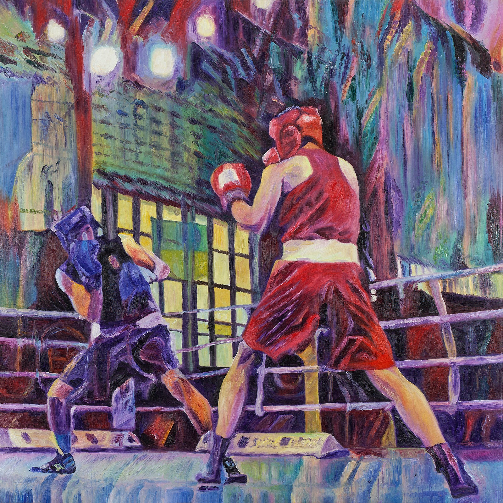 Painting best sale of boxers